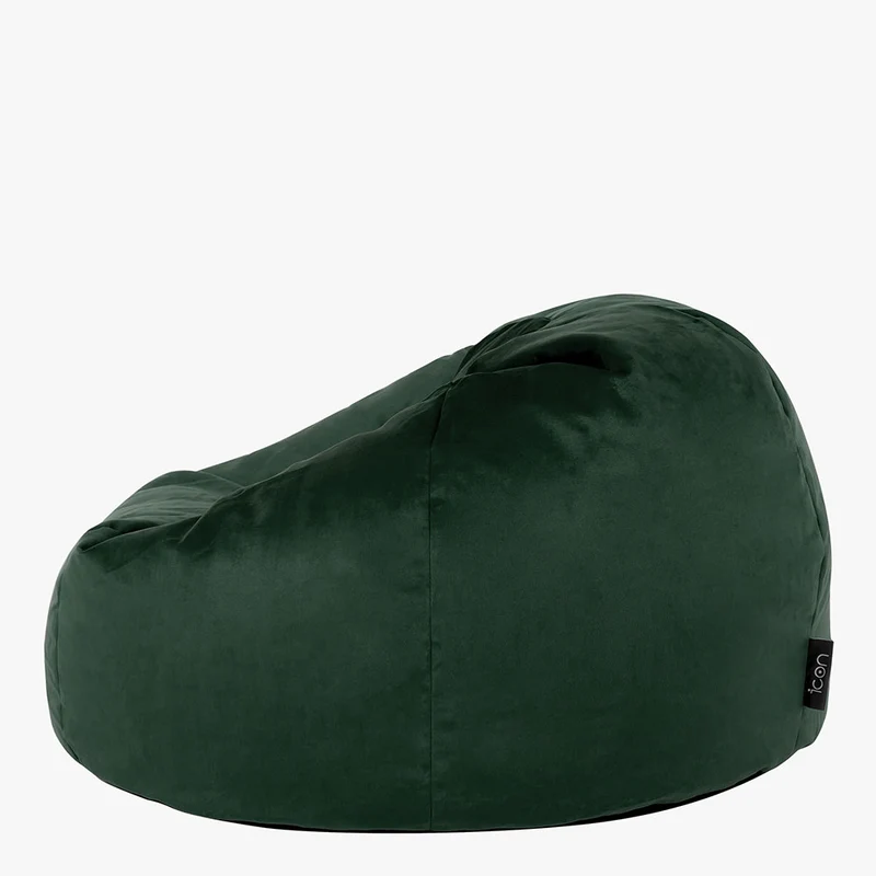 Kingston Velvet Classic Sitzsack - Waldgrün