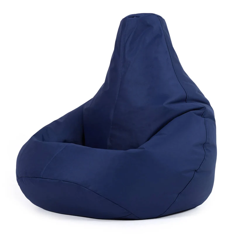 Kinder Dalton Indoor-Outdoor Hochlehnen-Sitzsack - Marineblau