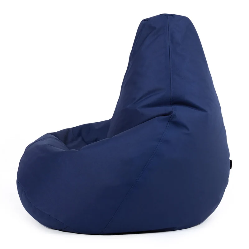 Kinder Dalton Indoor-Outdoor Hochlehnen-Sitzsack - Marineblau