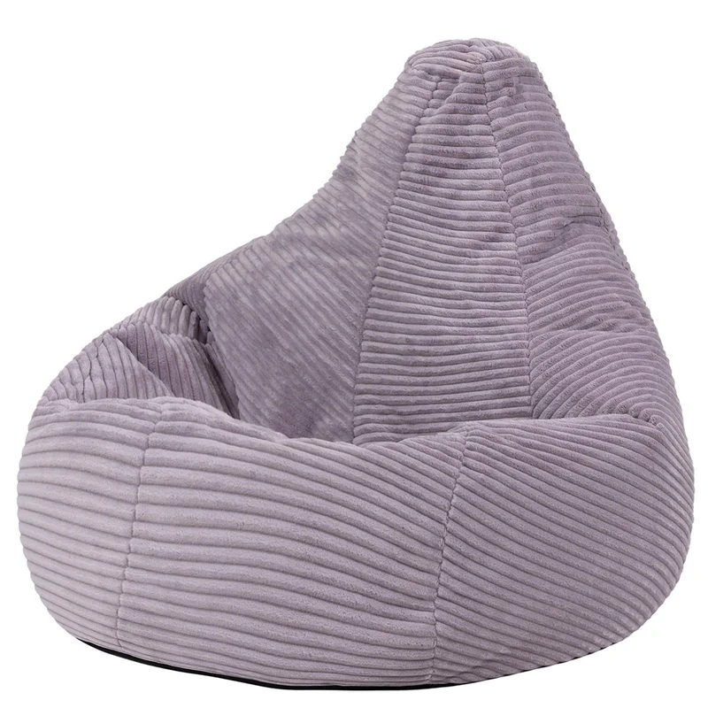 Dalton Sessel-Sitzsack für Kinder, Cord, Lavendel