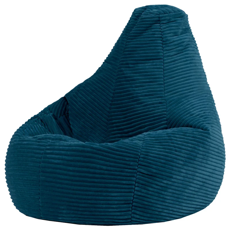 Dalton Sessel-Sitzsack für Kinder, Cord, Blaugrün
