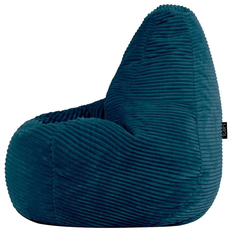Dalton Sessel-Sitzsack für Kinder, Cord, Blaugrün