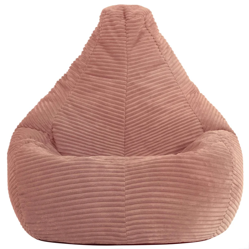 Dalton Sessel-Sitzsack für Kinder, Cord, Rosa