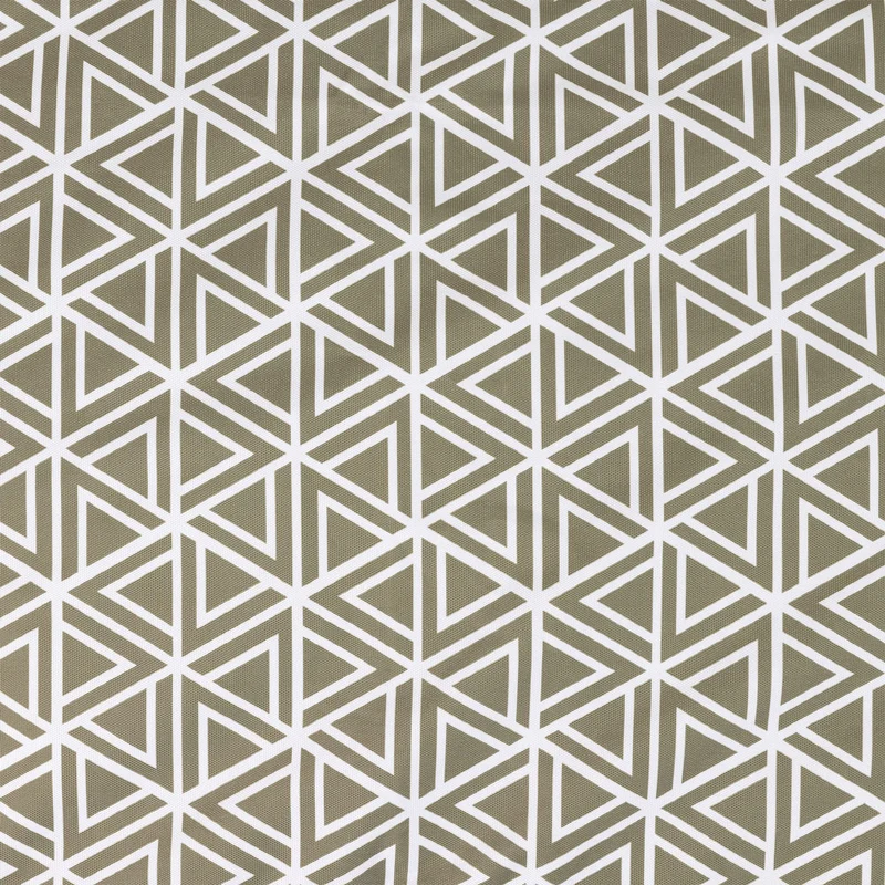 Geometrischer Druck Hohe Rückenlehne Sitzkissen Olive - Olive