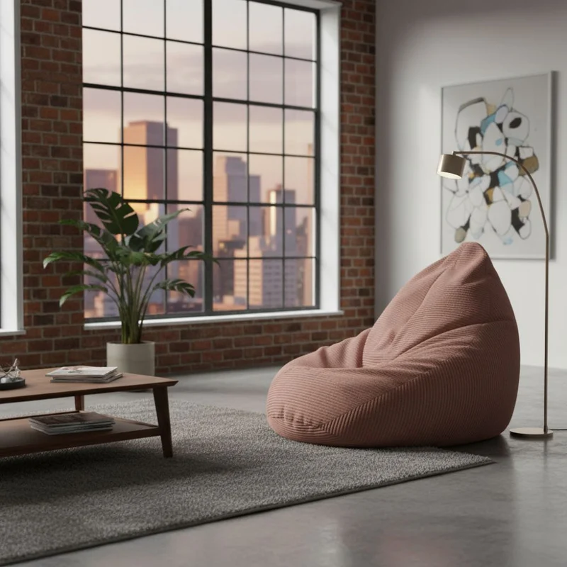Sitzsack Flumpster Dune XXL, terracotta