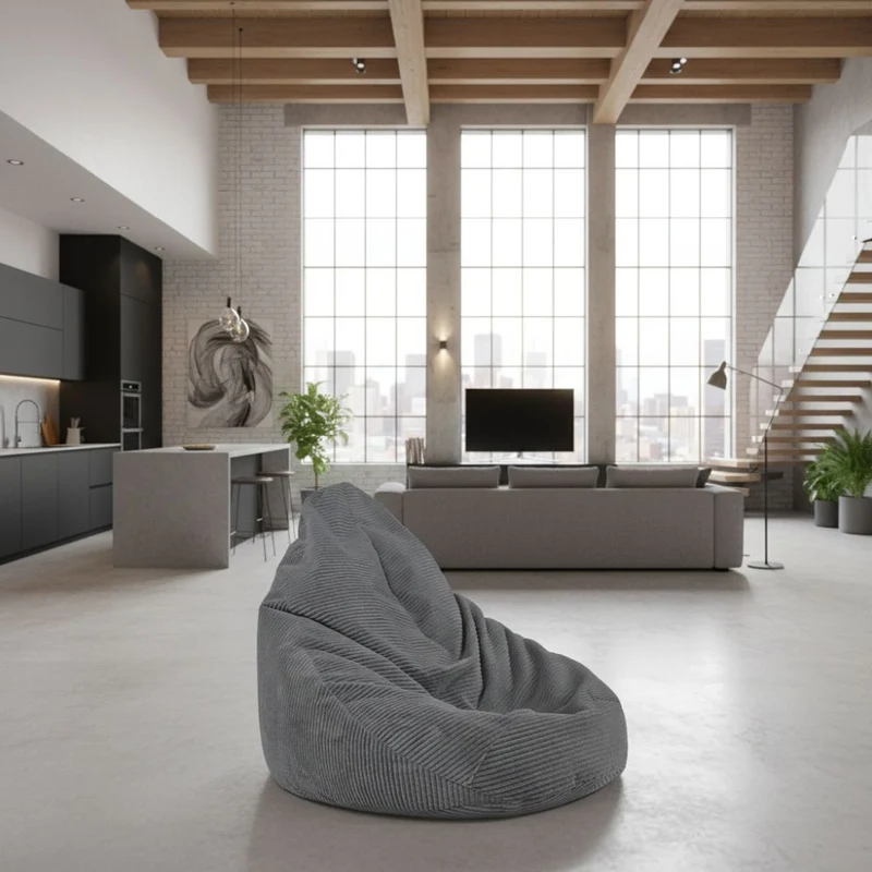 Sitzsack Flumpster Dune XXL, anthrazit