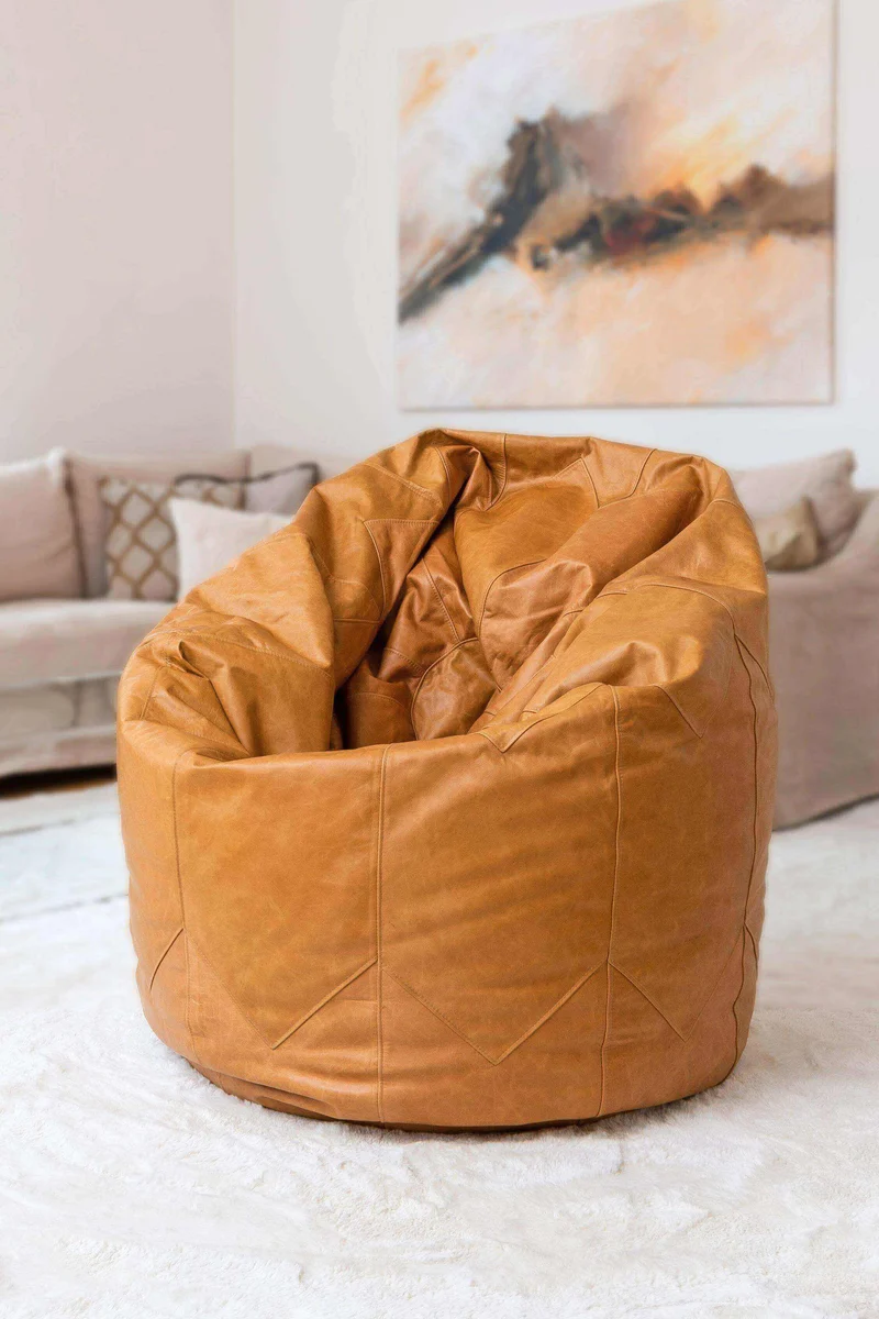 Sitzsack Leder Premium, Groß