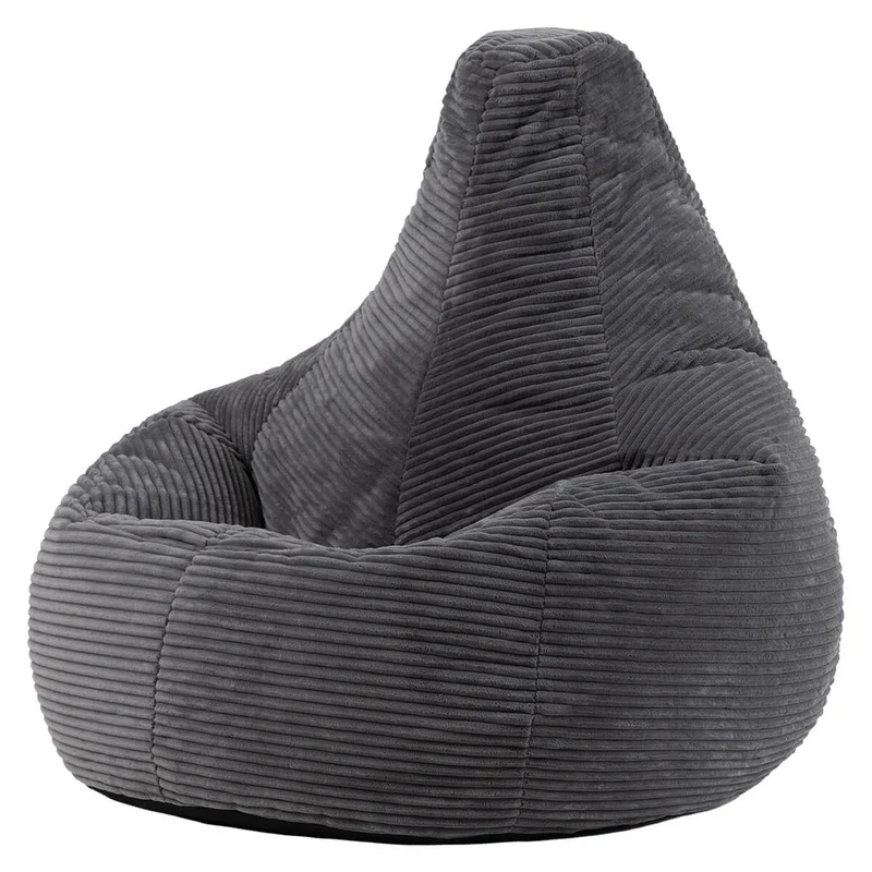 Dalton Recliner Sitzsack, Cord, Anthrazit