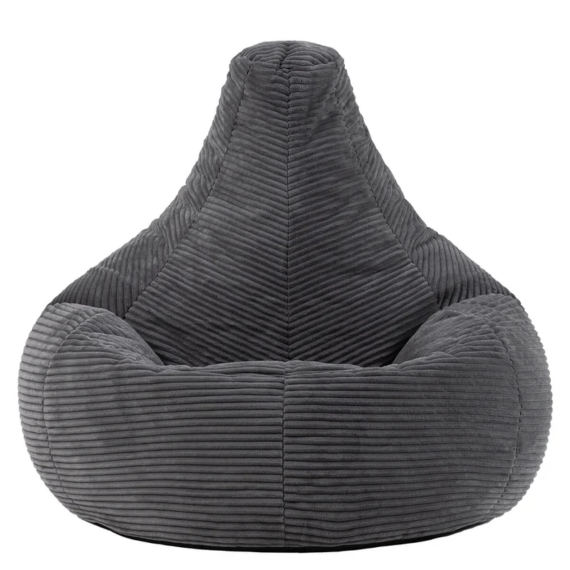 Dalton Recliner Sitzsack, Cord, Anthrazit