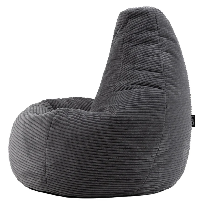 Dalton Recliner Sitzsack, Cord, Anthrazit