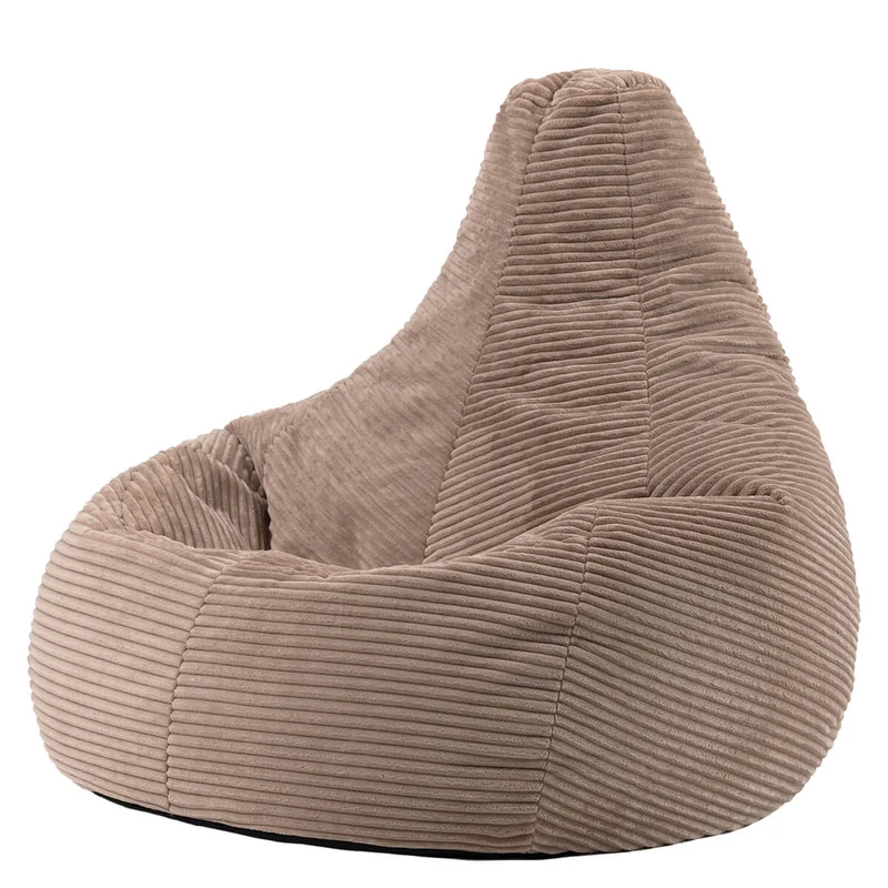 Dalton Recliner Sitzsack, Cord, Mokka-Braun