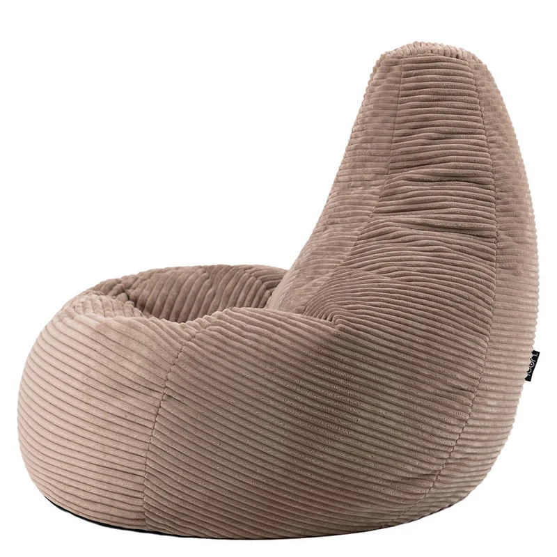 Dalton Recliner Sitzsack, Cord, Mokka-Braun