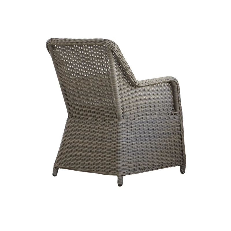 Boender Outdoor rotan tuinstoel grijs