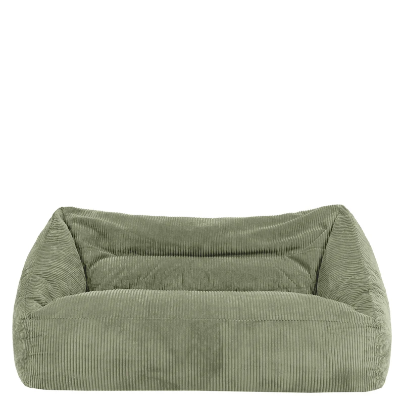 Cecilia Jumbo Cord Bean Bag Sofa - Sage Green