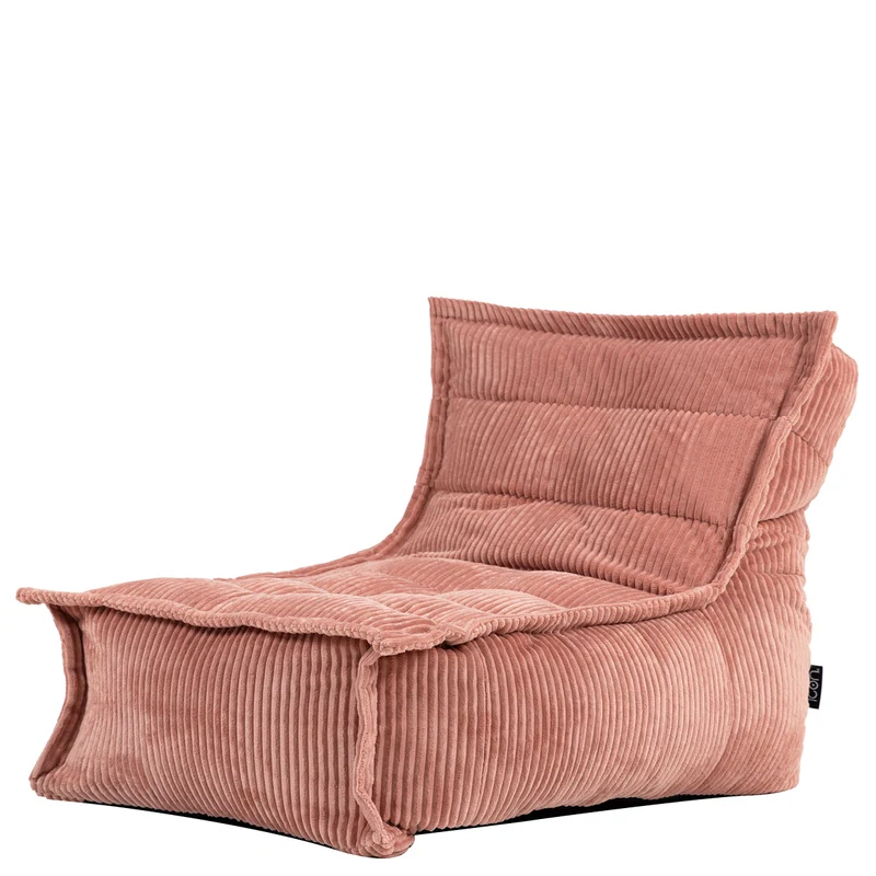 Dolce Kinder-Sitzsack, Cord, Morgenrosa