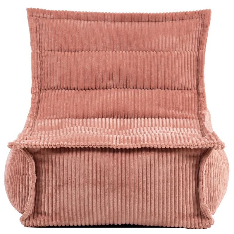 Dolce Kinder-Sitzsack, Cord, Morgenrosa
