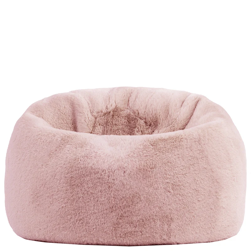 Kingston Kinder-Sitzsack, Kunstkaninchenfell, Hellrosa