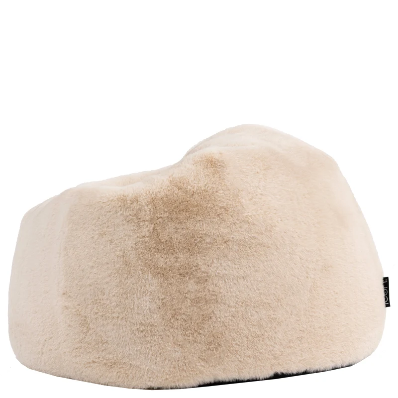 Kingston Kinder-Sitzsack, Kunstkaninchenfell, Naturfarbe