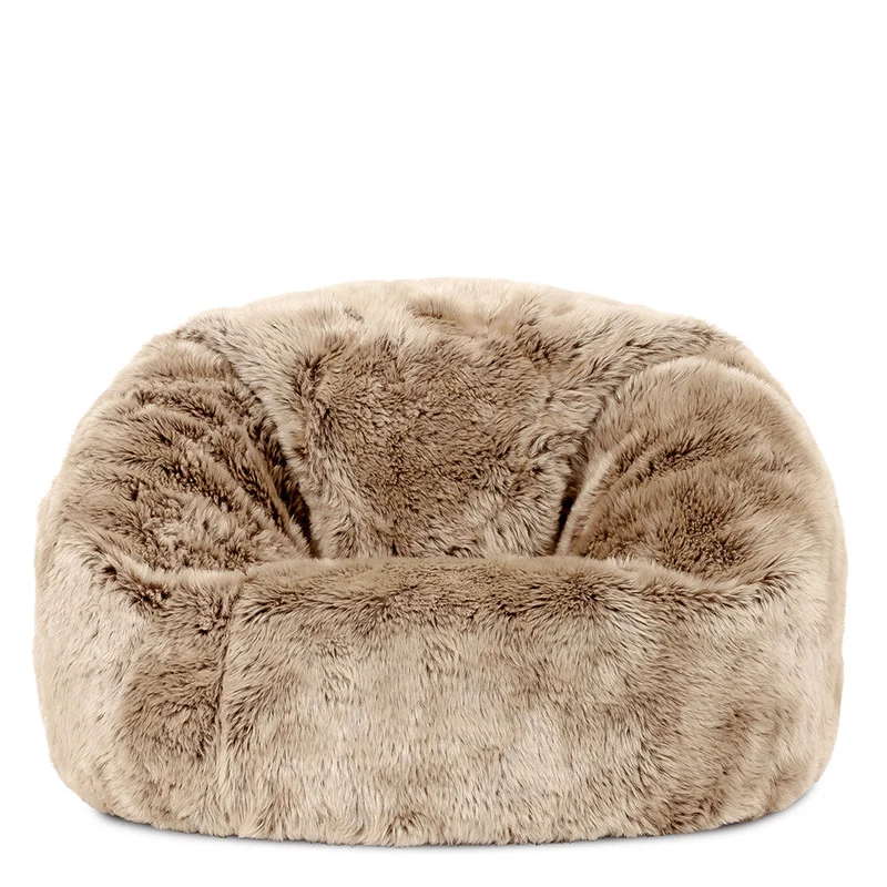 Kids Kingston Luxus-Sitzsack aus Kunstfell – Nerz