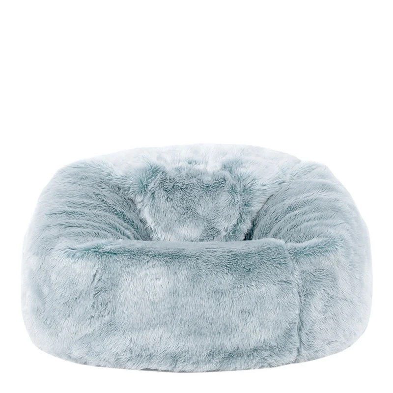 Kinder Kingston Luxus-Sitzsack aus Kunstfell – Hellblau