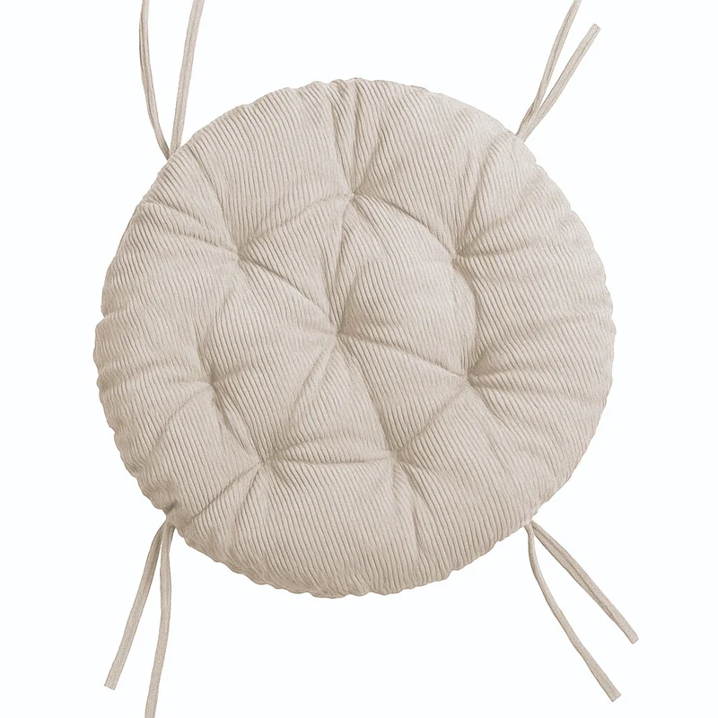 Rundes Cordkissen für Papasan-Sessel