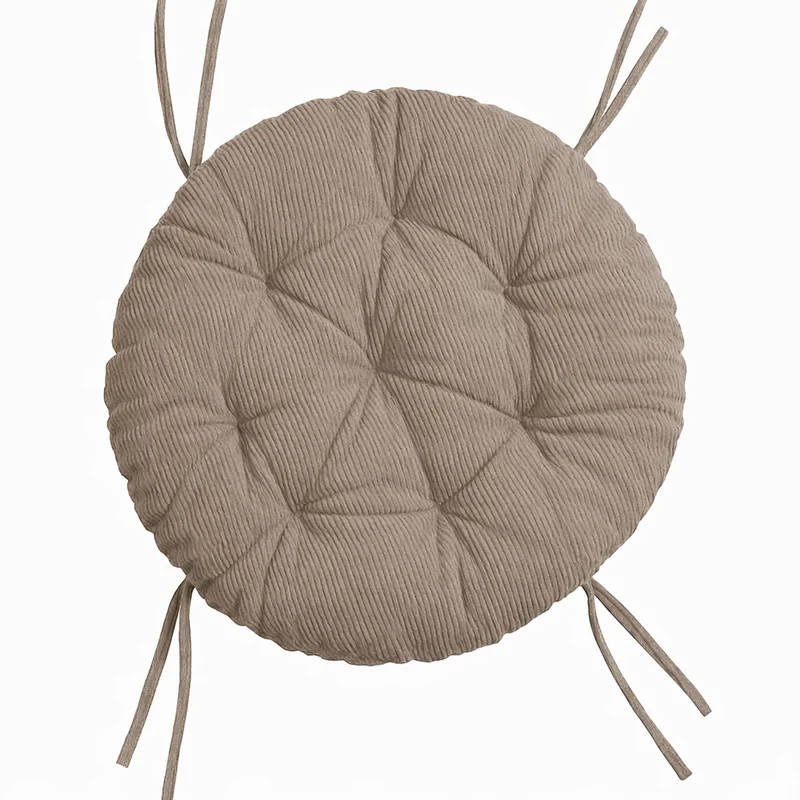 Rundes Cordkissen für Papasan-Sessel