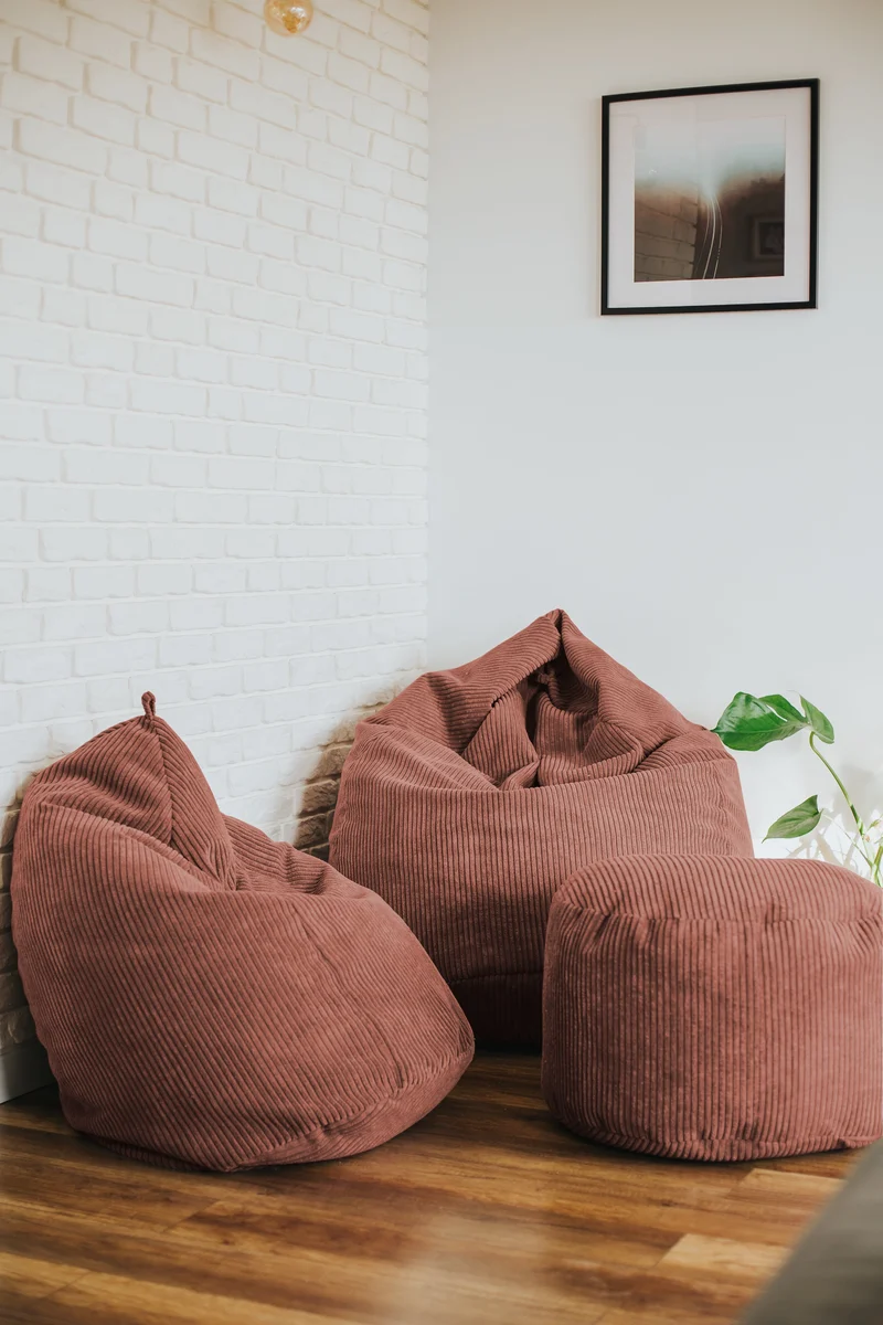 Sitzsack aus Cord