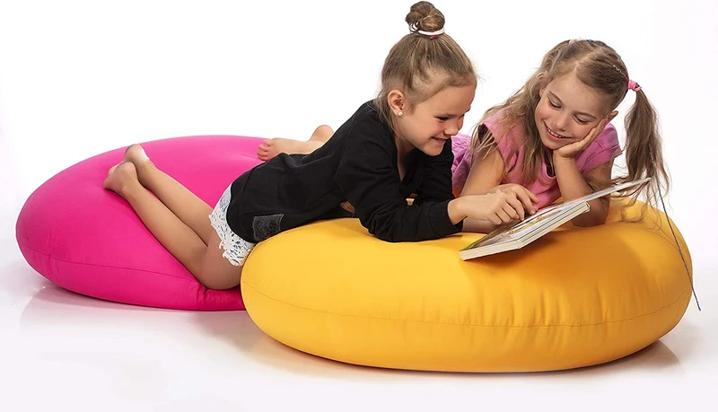 Sitzsack Pancake gefüllt mit EPS-Kugeln, großer Sitzsack für drinnen und draußen, wasserdicht, multifunktional, für Kinder und Erwachsene