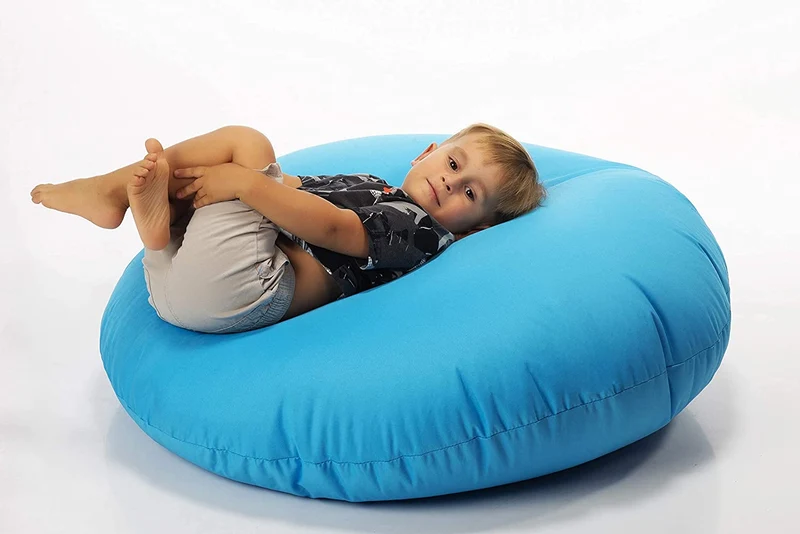Sitzsack Pancake gefüllt mit EPS-Kugeln, großer Sitzsack für drinnen und draußen, wasserdicht, multifunktional, für Kinder und Erwachsene