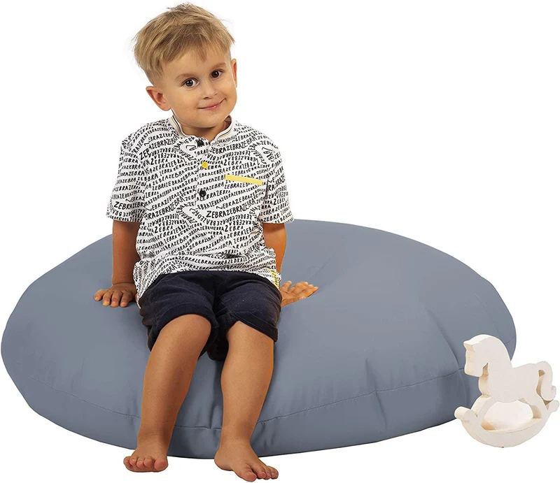 Sitzsack Pancake gefüllt mit EPS-Kugeln, großer Sitzsack für drinnen und draußen, wasserdicht, multifunktional, für Kinder und Erwachsene