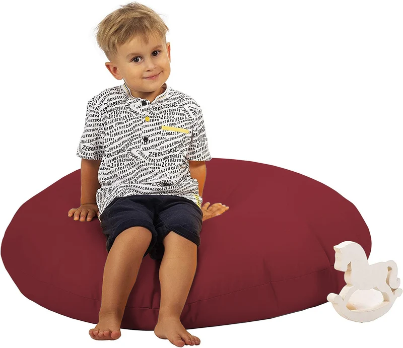 Sitzsack Pancake gefüllt mit EPS-Kugeln, großer Sitzsack für drinnen und draußen, wasserdicht, multifunktional, für Kinder und Erwachsene