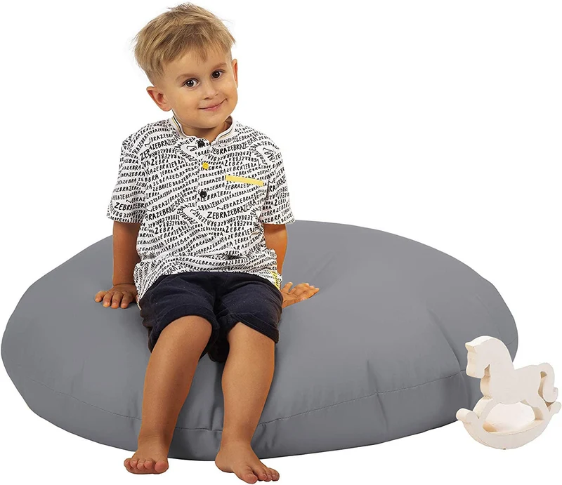 Sitzsack Pancake gefüllt mit EPS-Kugeln, großer Sitzsack für drinnen und draußen, wasserdicht, multifunktional, für Kinder und Erwachsene