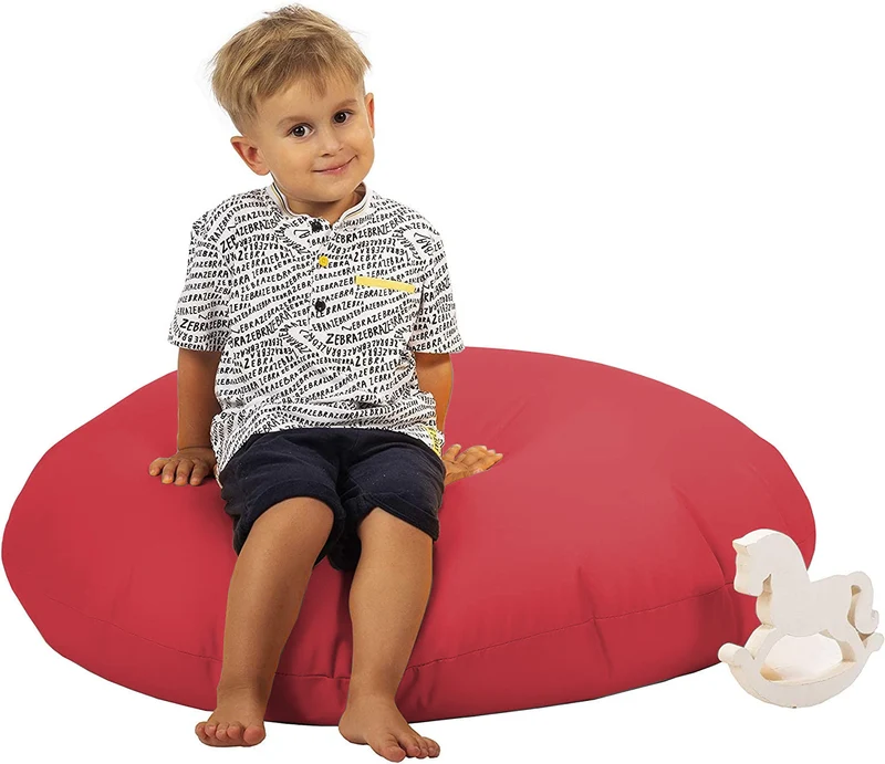 Sitzsack Pancake gefüllt mit EPS-Kugeln, großer Sitzsack für drinnen und draußen, wasserdicht, multifunktional, für Kinder und Erwachsene