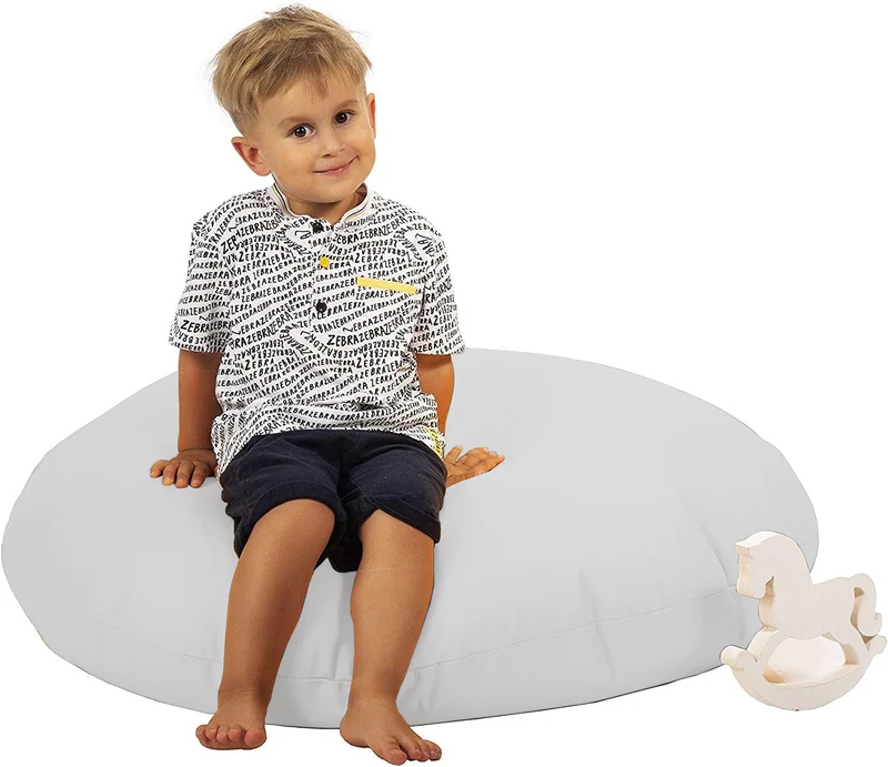 Sitzsack Pancake gefüllt mit EPS-Kugeln, großer Sitzsack für drinnen und draußen, wasserdicht, multifunktional, für Kinder und Erwachsene