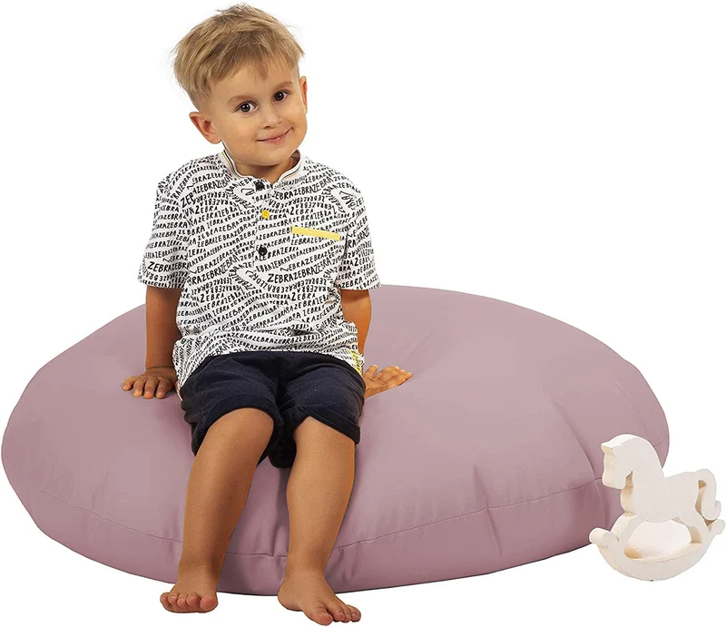 Sitzsack Pancake gefüllt mit EPS-Kugeln, großer Sitzsack für drinnen und draußen, wasserdicht, multifunktional, für Kinder und Erwachsene