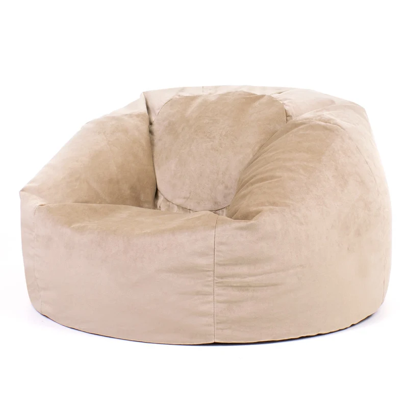 Kingston Samt Klassischer Sitzsack - Natur
