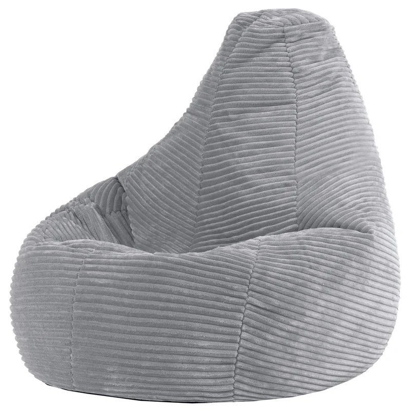 Dalton Sessel-Sitzsack für Kinder, Cord, Grau