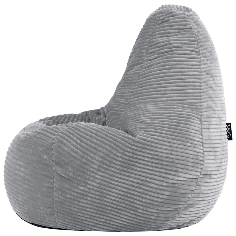 Dalton Sessel-Sitzsack für Kinder, Cord, Grau