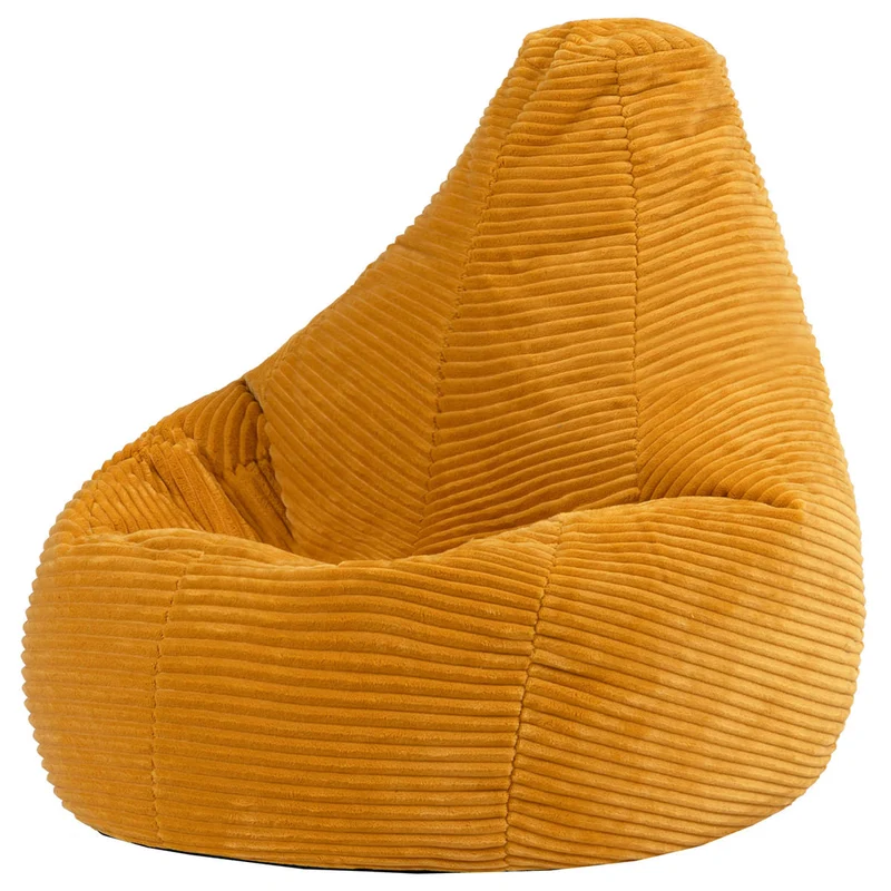 Dalton Sessel-Sitzsack für Kinder, Cord, Gelb