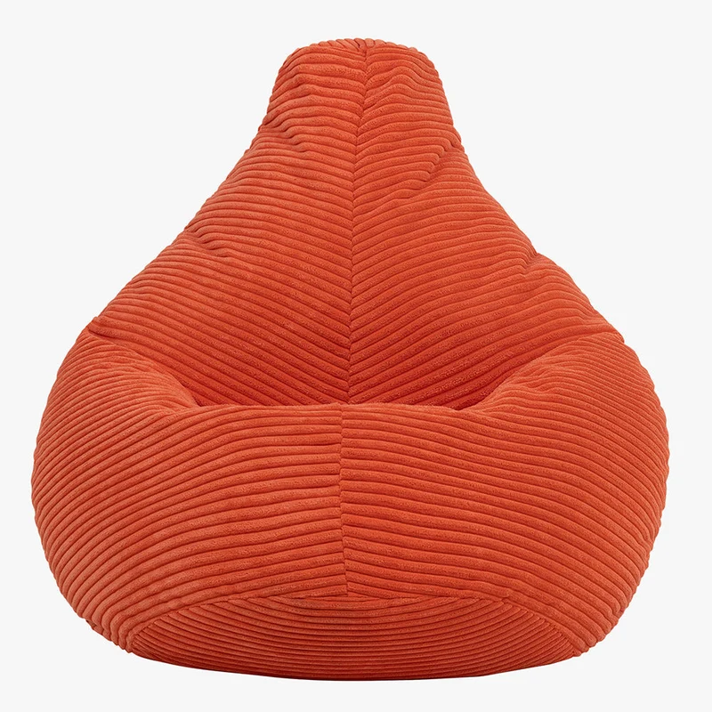 Sitzsack für Kinder Dalton Cord mit hoher Rückenlehne – Orange