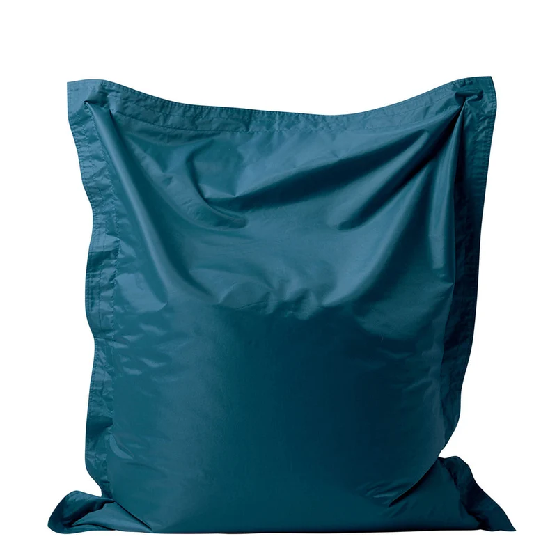 Sitzsack für Kinder, große Tasche, Indoor-Outdoor Bodenkissen – Blaugrün