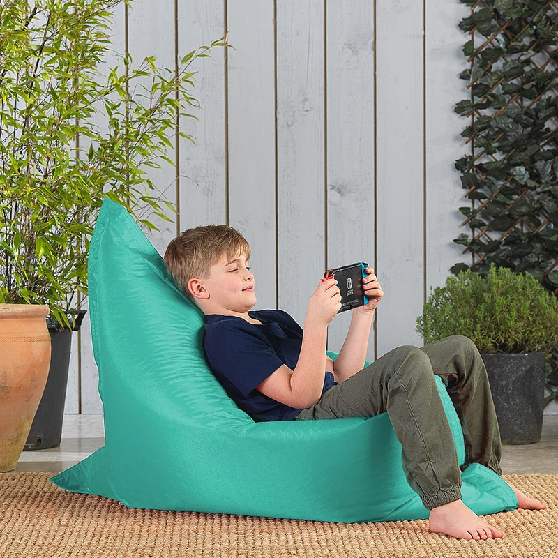 Großer Sitzsack für Kinder – Drinnen & Draußen, Bodenkissen-Sitzsack – Pfefferminz