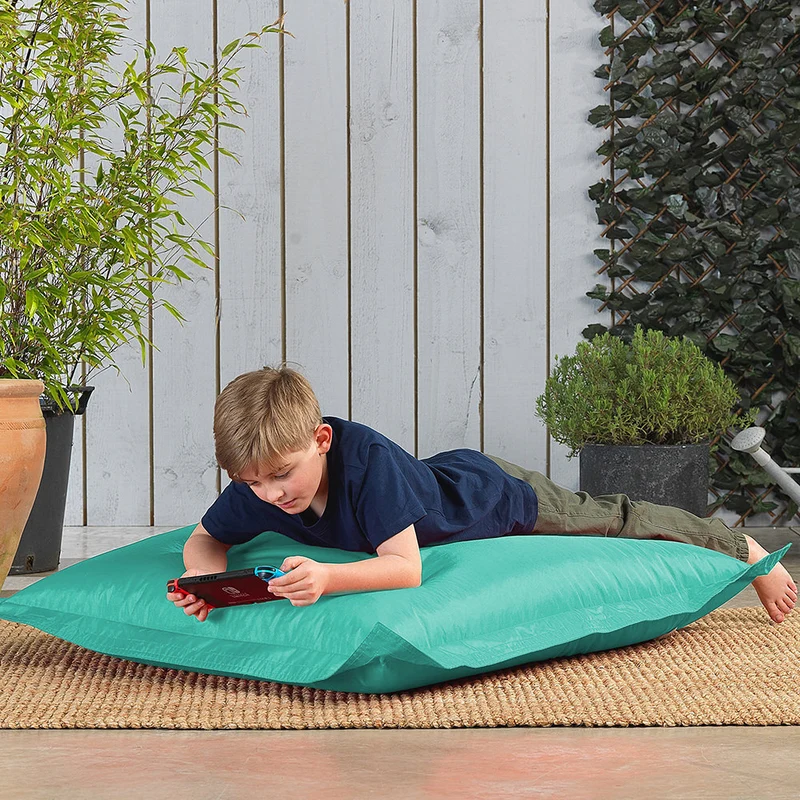 Großer Sitzsack für Kinder – Drinnen & Draußen, Bodenkissen-Sitzsack – Pfefferminz