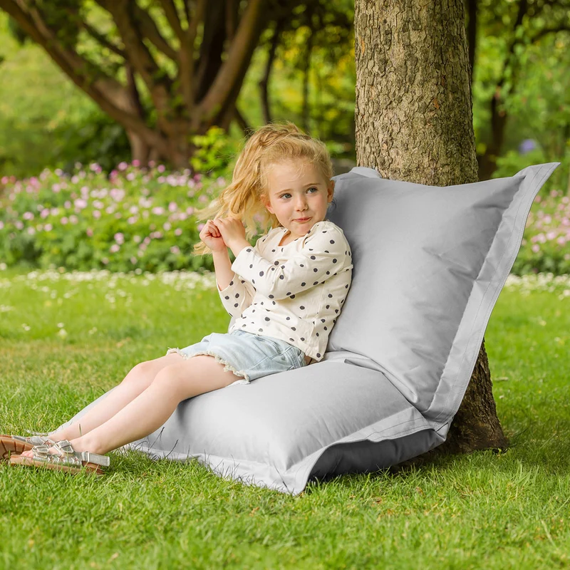 Kinder Sitzsack, Indoor-Outdoor Bodenkissen - Grau