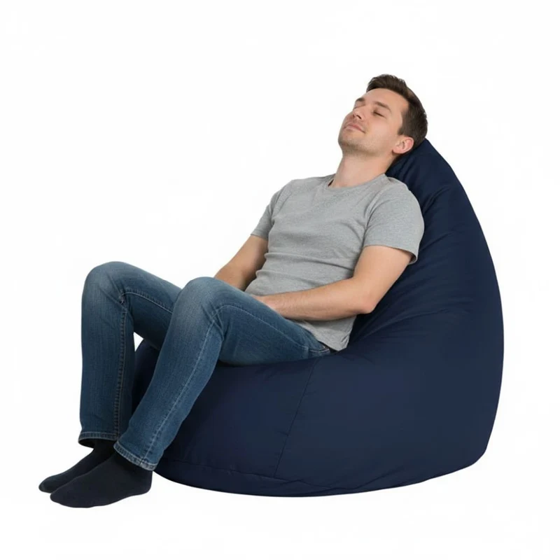 Sitzsack BeanBag Brava XXL, jeansblau