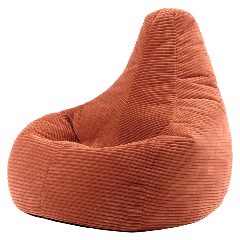 Dalton Sessel-Sitzsack, Cord, Terrakotta