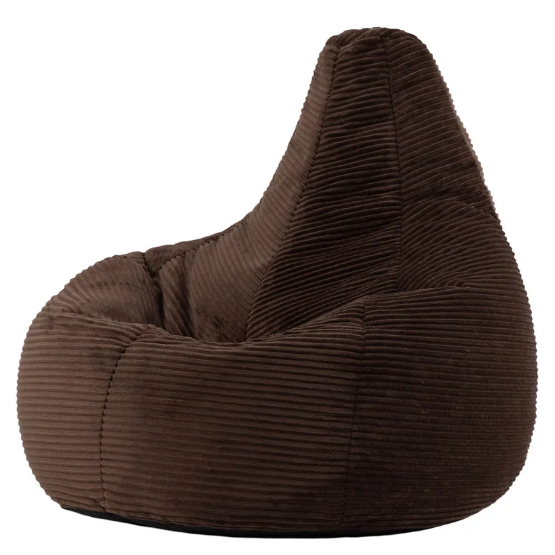 Dalton Sessel-Sitzsack, Cord, Schokoladenbraun