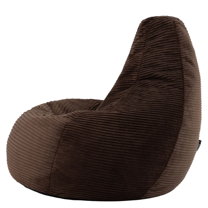Dalton Sessel-Sitzsack, Cord, Schokoladenbraun