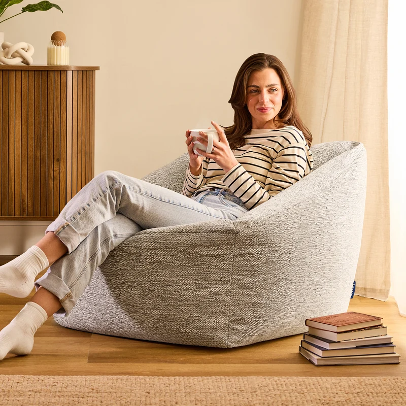 Natalia Webstuhl-Sessel Sitzsack - Natur