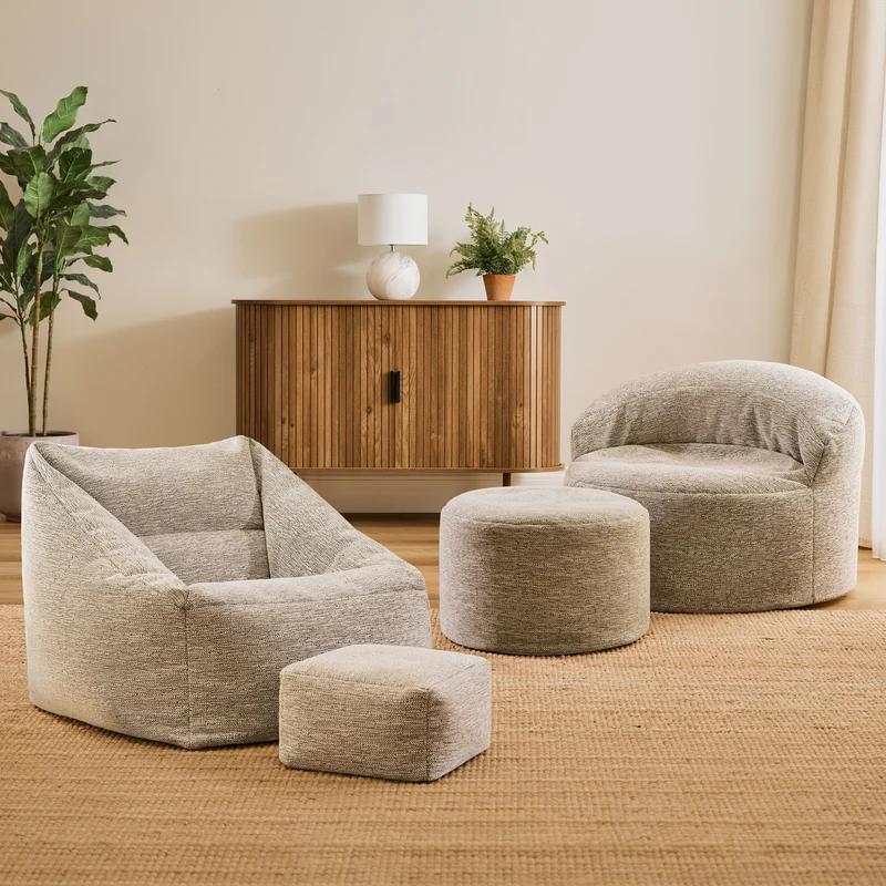Natalia Webstuhl-Sessel Sitzsack - Natur